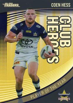 2022 NRL Traders - Club Heroes Parallel #CHP17 Coen Hess Front